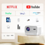 Yaber L2s LCD FullHD 1080p Multimedia Projector with JBL Speakers - White - Image 4