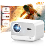 Yaber L2s LCD FullHD 1080p Multimedia Projector with JBL Speakers - White - Image 3